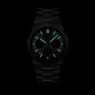 Foto de Reloj Vigoureux Chrono de acero color plata y negro