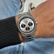 Foto de Reloj Vigoureux Chrono de acero color plata y negro