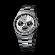 Foto de Reloj Vigoureux Chrono de acero color plata y negro