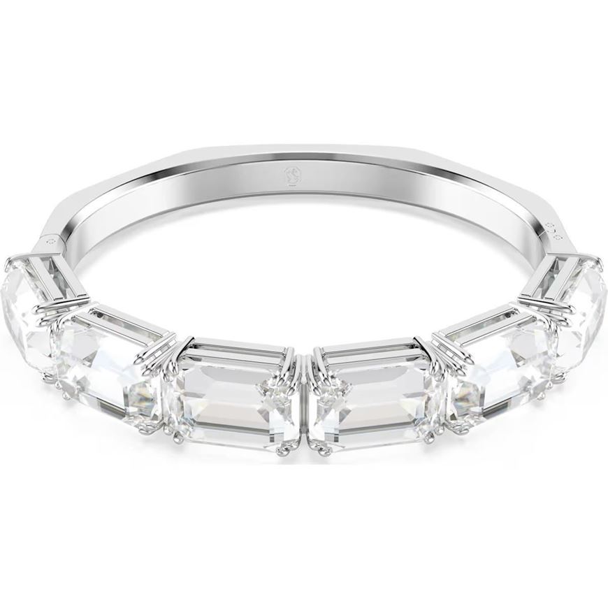 Foto de Brazalete Millenia, Talla octogonal, Blanco, Baño de rodio Talla M
