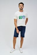 Foto de Camiseta manga corta blanca con logo y grafico