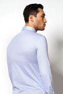 Foto de Polo Kent Desoto manga larga color azul celeste