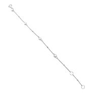 Picture of Pulsera de bebé en oro blanco 18kt y perlas agua dulce