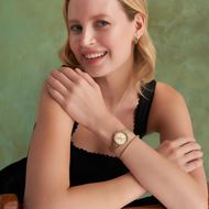 Foto de Reloj Olivia Burton Classic Vintage bead Gold Mesh