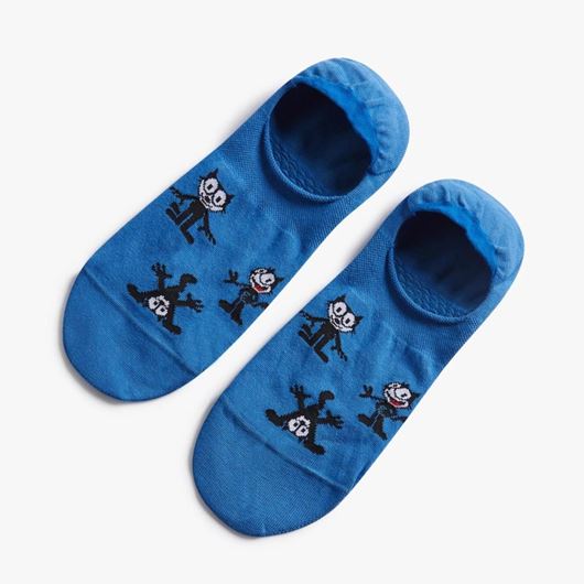 Picture of Calcetines Invisibles Felix Pattern azul L