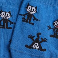 Foto de Calcetines Invisibles Felix Pattern azul L