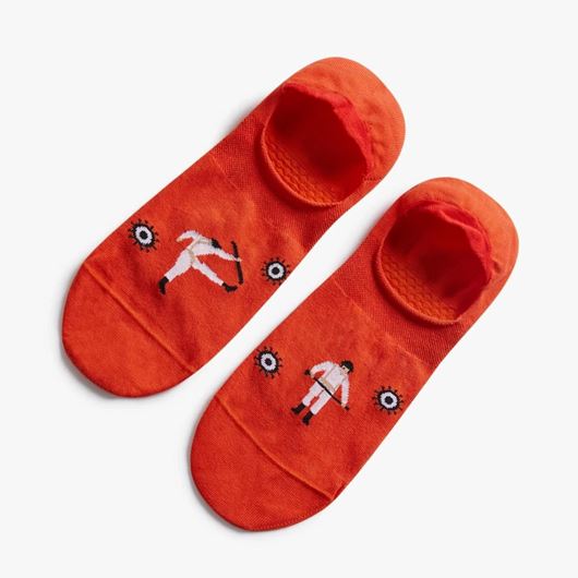 Picture of Calcetines Invisibles Clockwork Orange Pattern naranja L