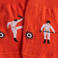Foto de Calcetines Invisibles Clockwork Orange Pattern naranja L