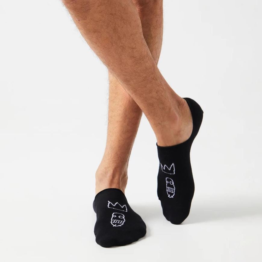Picture of Calcetines Invisibles Basquiat Sugar Ray negro L