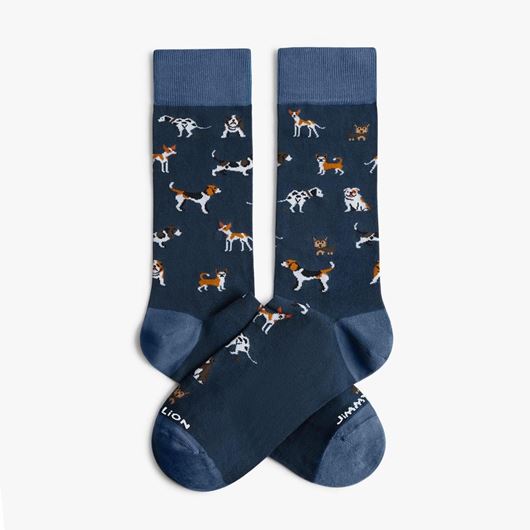 Picture of Calcetines Dogs azul oscuro L