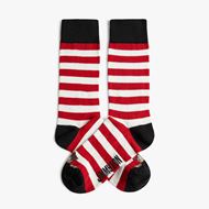 Foto de Calcetines Wally Peek-a-boo blanco y rojo L