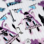 Foto de Calcetines Athletic Jethro Pattern blanco L