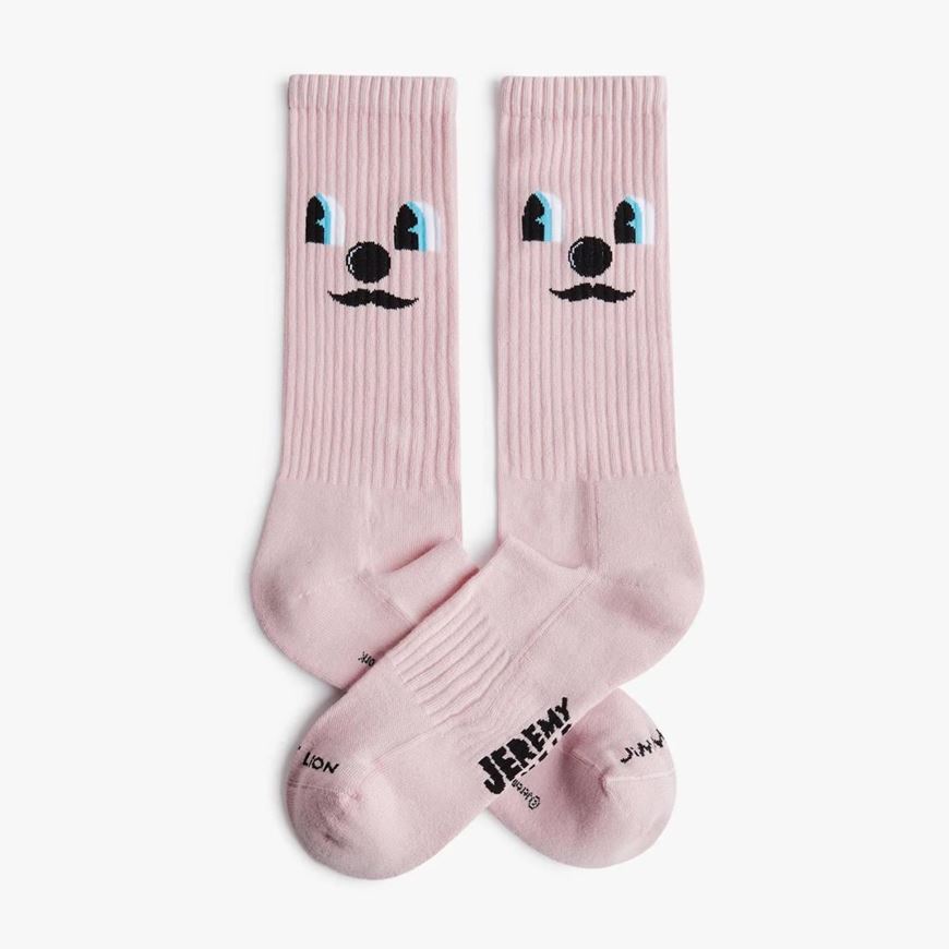 Picture of Calcetines Athletic Jethro face rosa L