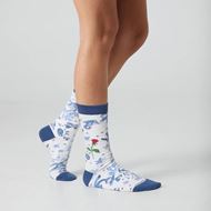 Foto de Calcetines Ynes Suelves Mermaids media caña blanco L