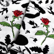 Foto de Calcetines Ynes Suelves Garden media caña blanco L
