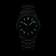 Foto de Reloj Vigoureux Chronode acero color plata y azul
