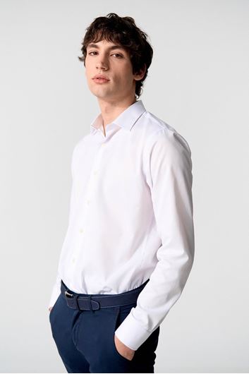 Foto de Camisa vestir blanca Regular Fit cuello italiano
