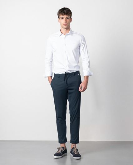 Picture of Pantalón sport técnico tejido canutillo azul marino 