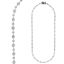 Foto de Collar plata rodio circonitas blancas brillantes