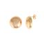 Picture of Pendientes Electra plata chapado dorado circulo liso