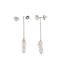 Foto de Pendientes Minijewels plata rodio perla keshi cadena perla