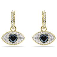 Foto de Pendientes Symbolica Ojo turco, Azules, Baño tono oro