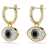 Foto de Pendientes Symbolica Ojo turco, Azules, Baño tono oro