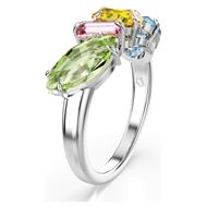 Foto de Anillo Gema Tallas mixtas, Multicolor, Baño de rodio
