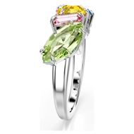Foto de Anillo Gema Tallas mixtas, Multicolor, Baño de rodio