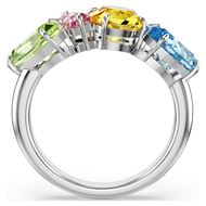 Foto de Anillo Gema Tallas mixtas, Multicolor, Baño de rodio