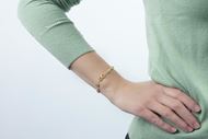 Picture of Pulsera Infinitos en oro bicolor 18kt