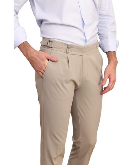 Picture of Pantalón vestir slim fit piedra