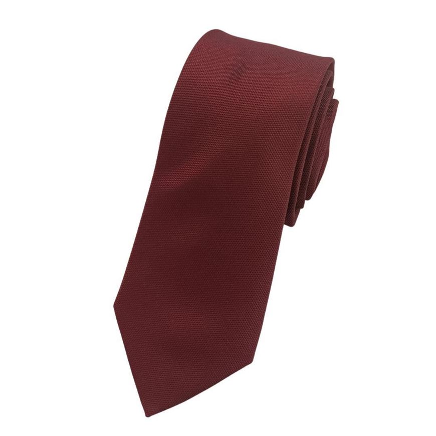 Picture of Corbata microfibra falso liso granate
