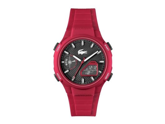 Foto de Reloj Lacoste LC33 Dual Display multifunción Silicona rojo