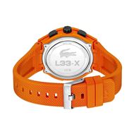 Foto de Reloj Lacsote LC33 Dual Display multifunción Silicona naranja