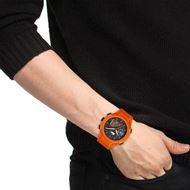 Foto de Reloj Lacsote LC33 Dual Display multifunción Silicona naranja