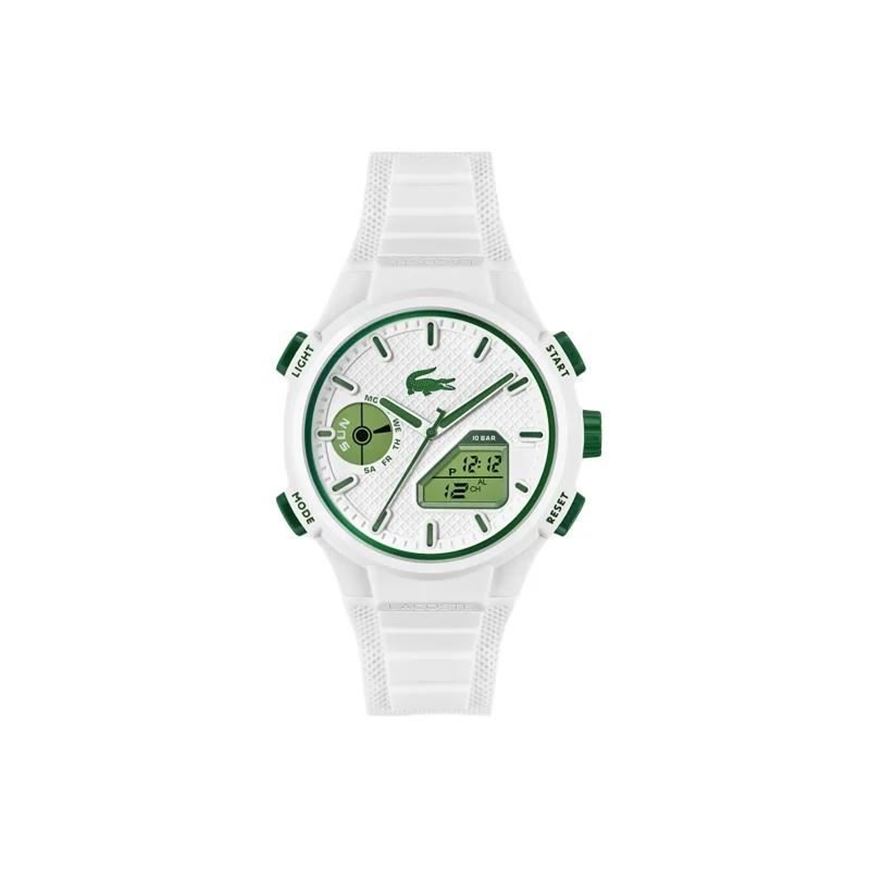 Foto de Reloj Lacsote LC33 Dual Display multifunción Silicona blanco