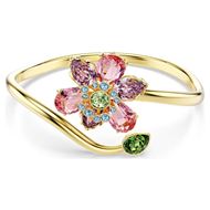 Foto de Brazalete Idyllia Tallas mixtas, Flor, Multicolor, Baño tono oro