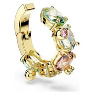 Foto de Pendiente ear cuff Gema Individual, Tallas mixtas, Multicolor, Baño tono oro