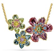 Foto de Colgante Idyllia Tallas mixtas, Flor, Multicolor, Baño tono oro