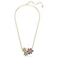 Foto de Colgante Idyllia Tallas mixtas, Flor, Multicolor, Baño tono oro