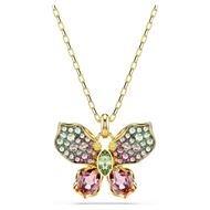 Foto de Colgante Idyllia Tallas mixtas, Pavé, Mariposa, Multicolor, Combinación de acabados metálicos