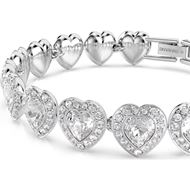 Foto de Pulsera Angelic corazón Ariana Grande baño de rodio talla M
