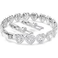 Foto de Pulsera Angelic corazón Ariana Grande baño de rodio talla M