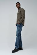 Foto de Camisa cuadro vichy negro y café slim fit 