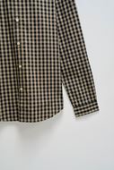 Foto de Camisa cuadro vichy negro y café slim fit 