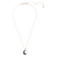Foto de Gargantilla Luna multicolor con baño tono oro rosa
