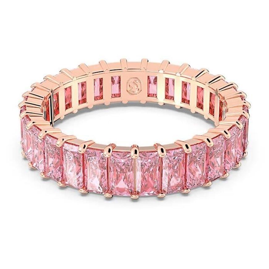 Picture of Anillo Matrix color rosa y baño tono rosa talla 55
