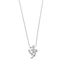 Foto de Collar plata rodio circonitas blancas brillantes perlas