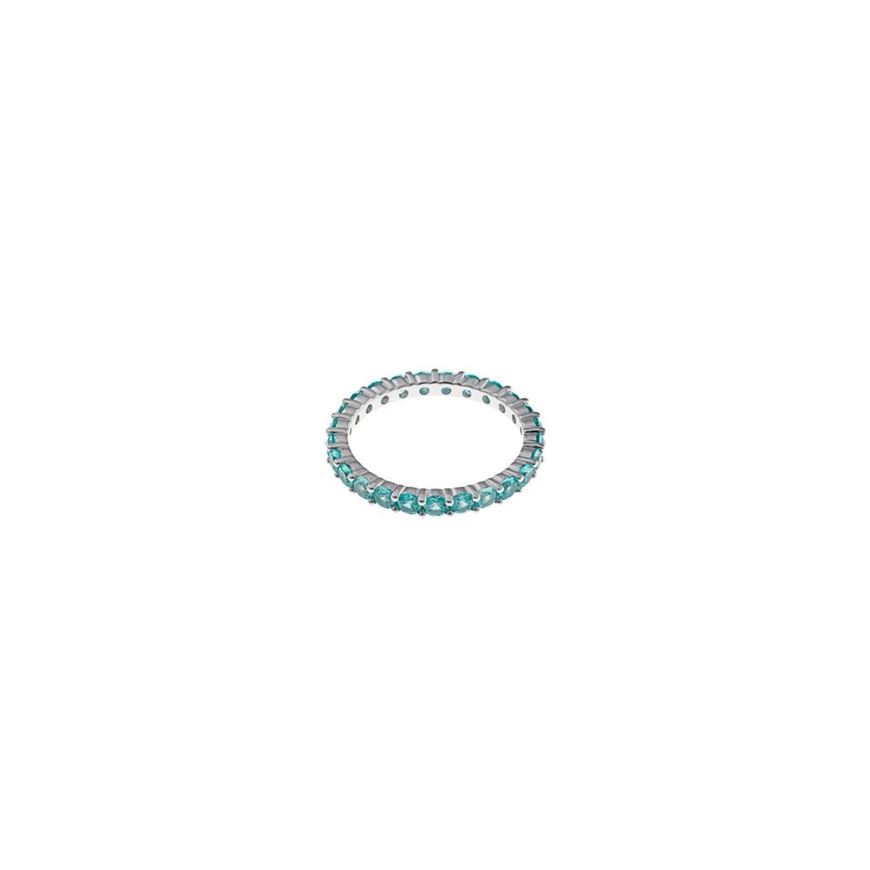 Foto de Sortija Balanced plata rodio circonitas paraiba